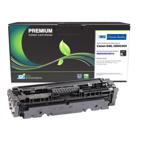 MSE Remanufactured Black Toner Cartridge for Canon 1250C001 (046) MSE020646014